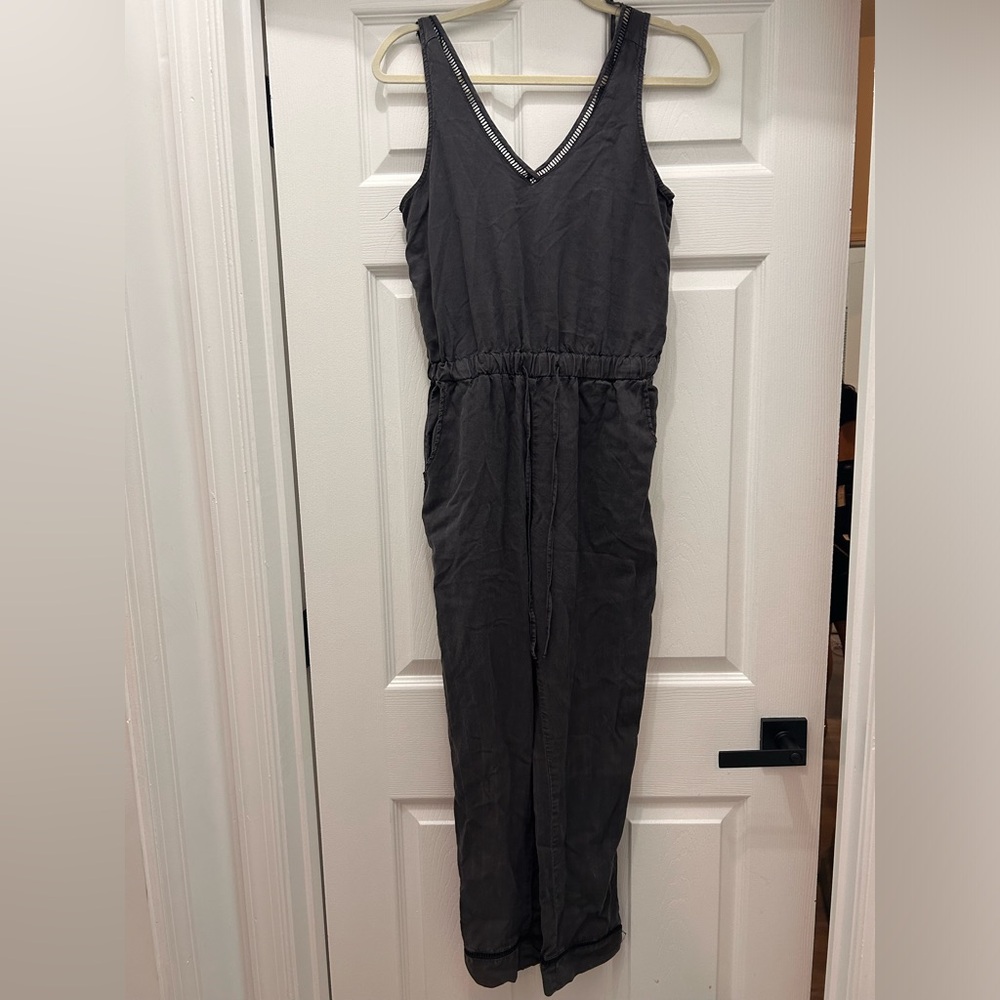 Charcoal Synch-waist Jumper